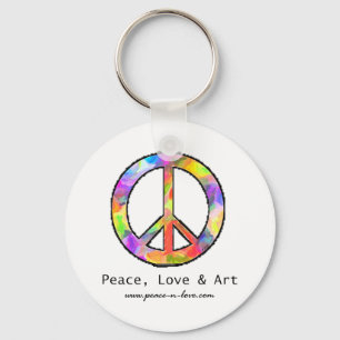 Chaveiro da paz, do amor & da arte