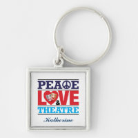 Chaveiro da paz, do amor e do teatro