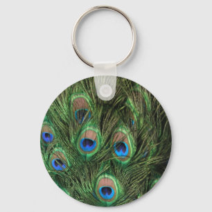 Chaveiro da pena do pavão