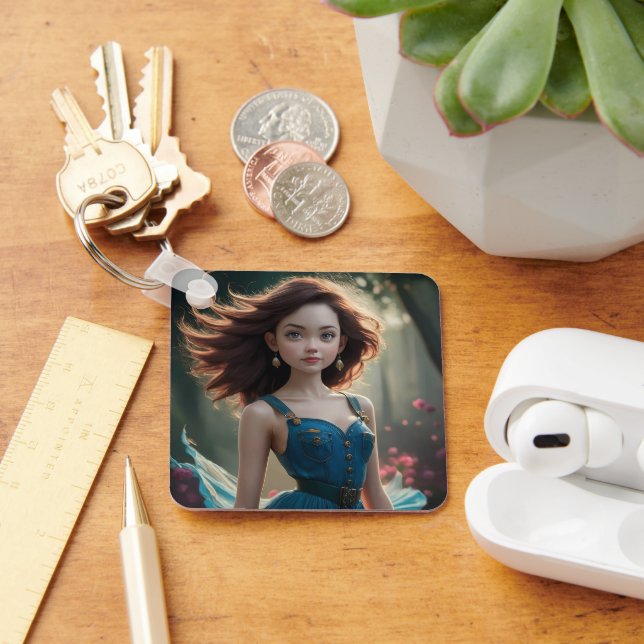 Chaveiro da Princesa Dançante de Foto (Mesa)