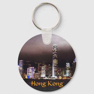Chaveiro da skyline de Hong Kong