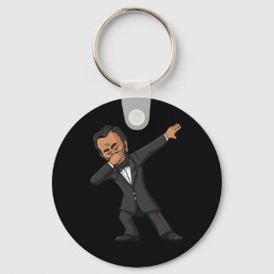 Chaveiro Dabbing Abraham Lincoln 4 de julho Abe Dab Boys G