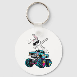 Chaveiro Dabbing Bunny Felz pascoa Monster Truck Lovers Ki