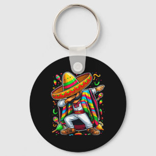 Chaveiro Dabbing Mexicano Poncho Cinco De Mayo