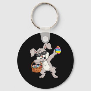 Chaveiro Dabbing Rabbit Páscoa Day Ovos Diversão Brincadeir