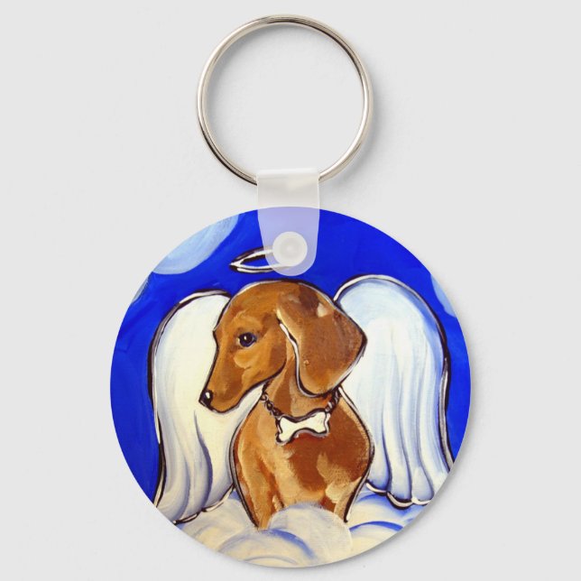Chaveiro Dachshund Anjo (Frente)