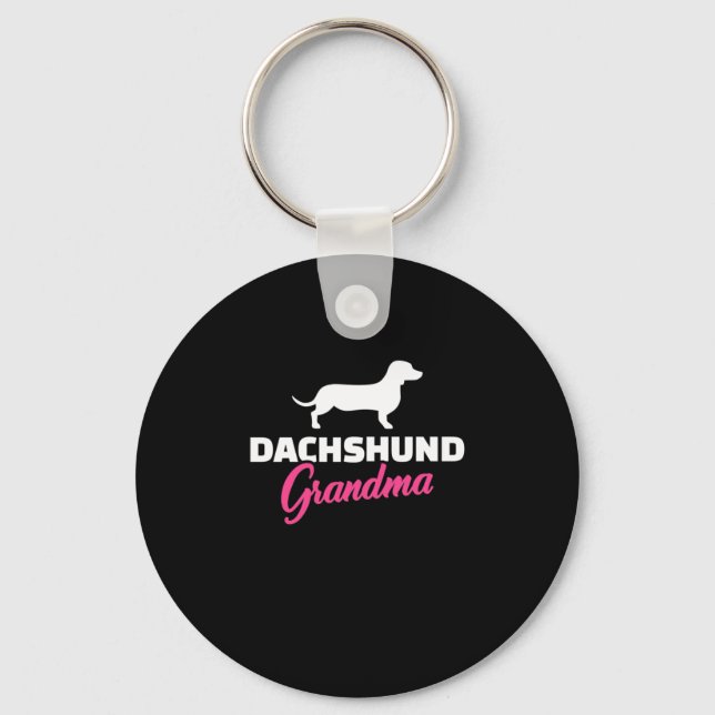Chaveiro Dachshund Avó (Frente)