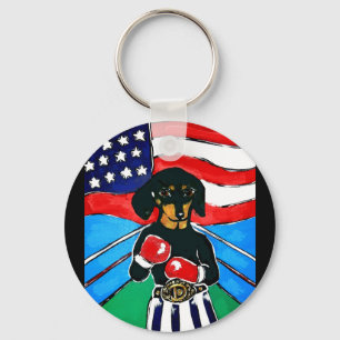 Chaveiro Dachshund Boxer