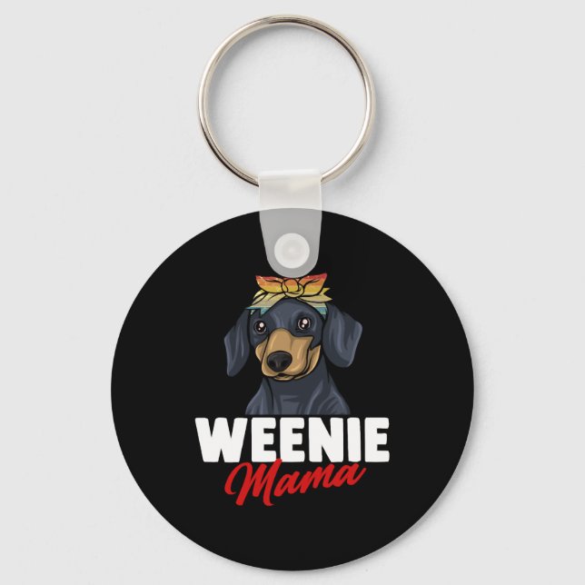 Chaveiro Dachshund Dixie Wiener Doxie Dackel (Frente)