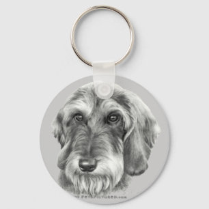 Chaveiro Dachshund Fio-De cabelo