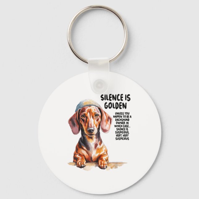 Chaveiro Dachshund Ideas For Women &amp; Novelty Miniature  (Frente)