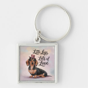 Chaveiro Dachshund Pequenas Pernas Muito Amor