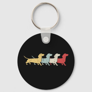 Chaveiro Dachshund Retro Vintage