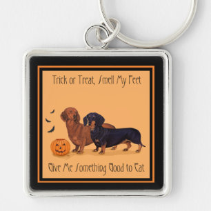 Chaveiro Dachshunds Halloween