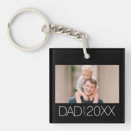 Chaveiro Dad Established Modern Script Photo