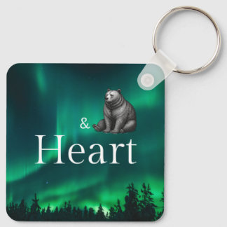 Chaveiro Dad Mentor Guide Strength & Heart Keychain Bear