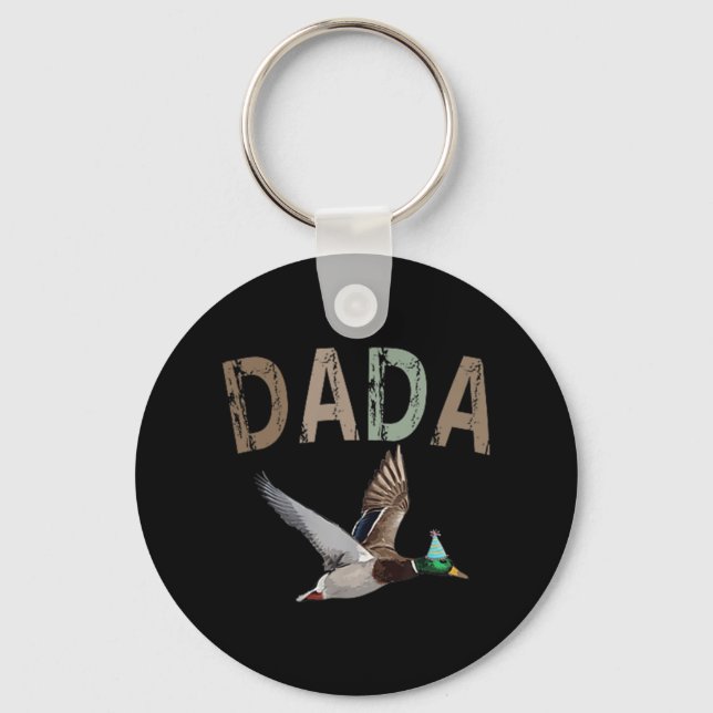 Chaveiro Dada Duck Hunting One Lucky Duck primeiro aniversa (Frente)
