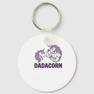 Chaveiro Dadacorn Camiseta De Pai De Unicórnio Engraçado De