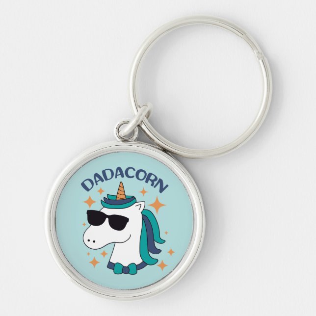 Chaveiro Dadacorn com óculos de sol (Frente)
