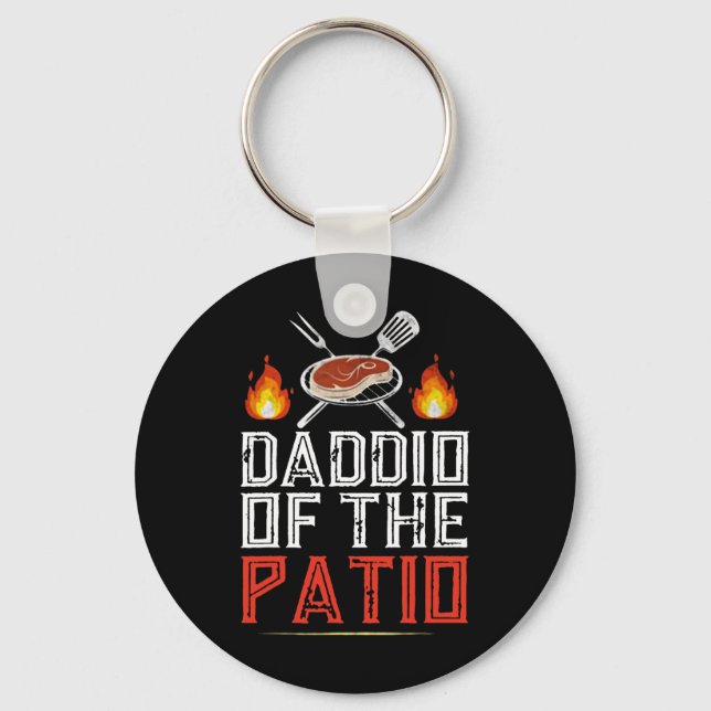 Chaveiro Daddio Do Churrasco De Paciência (Frente)