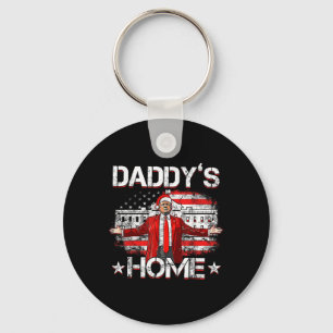 Chaveiro Daddys Home Trump Xmas 2024 Engraçado Trump Take A