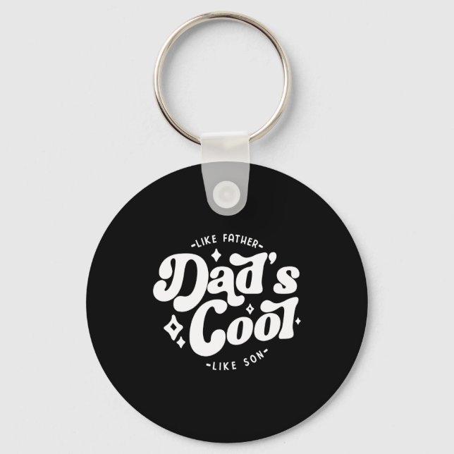 Chaveiro Dads Cool Funny Dad Matches Sons Cooler  (Frente)