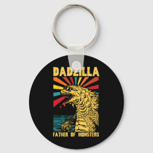 Chaveiro Dadzilla Engraçado Pai Dos Monstros Vintage Pai