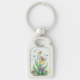 Chaveiro Daffodil Flower Fairy Fantasy Art