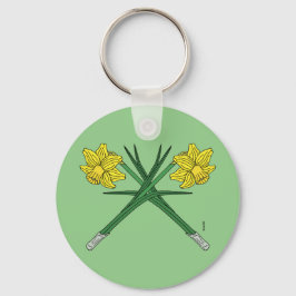 Chaveiro Daffodils cruzado