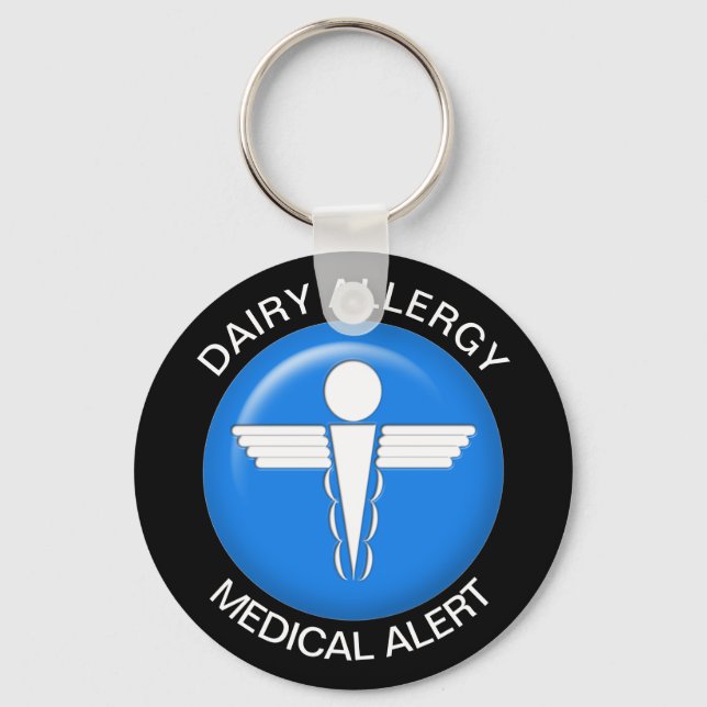 Chaveiro Dairy Allergy Keychain (Frente)