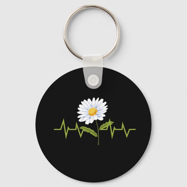 Chaveiro Daisy Heartbeat (Frente)