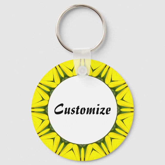 Chaveiro Daisy Mandala Modelo 06 (Frente)