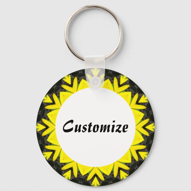 Chaveiro Daisy Mandala Modelo 12 (Frente)