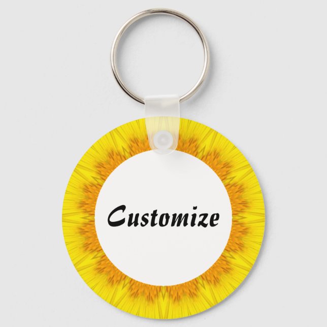 Chaveiro Daisy Mandala Modelo 17 (Frente)