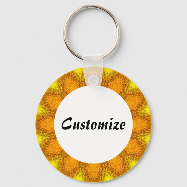 Chaveiro Daisy Mandala Modelo 24 (Frente)
