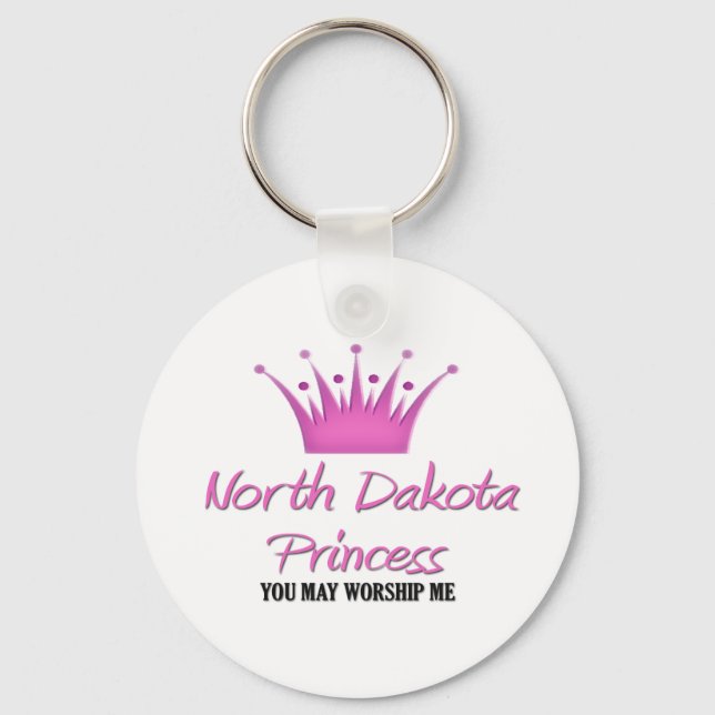 Chaveiro Dakota do Norte Princesa (Frente)