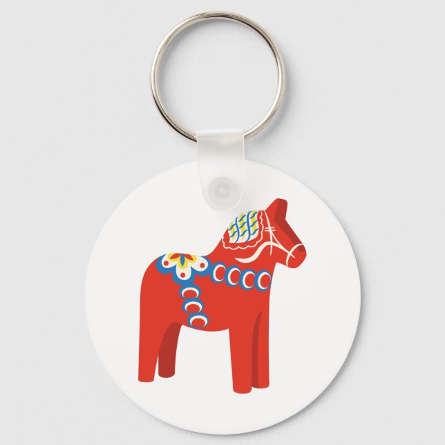 Chaveiro Dala Horse Sueco (Frente)