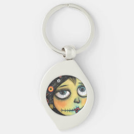 Chaveiro Dama da Arte 6 Encantadora e angustiado