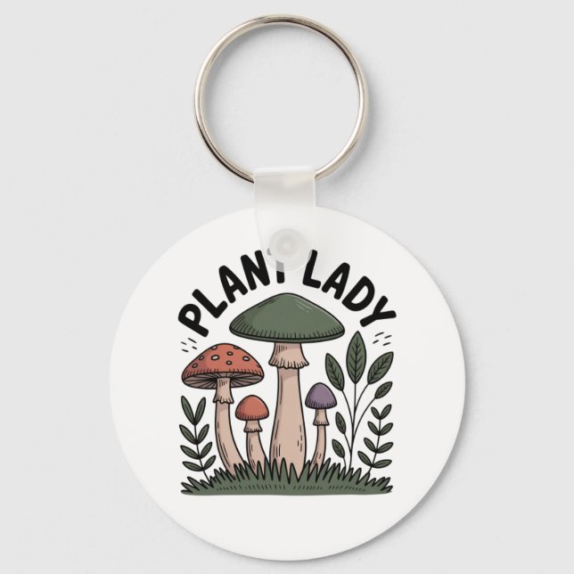 Chaveiro Dama das Plantas (Frente)