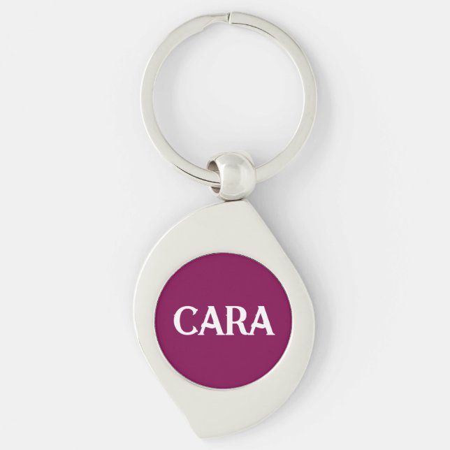 CHAVEIRO DAMA DE HONRA NOME & TEXTO PERSONALIZADO SIMPLES E (Frente)