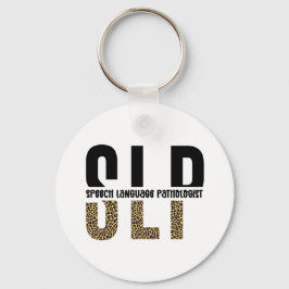 Chaveiro Dama patologista de língua impressão do SLP