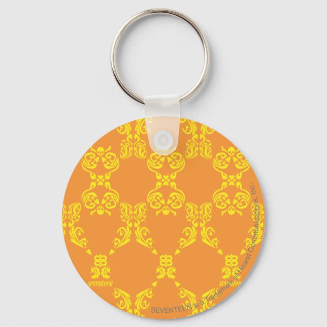 Chaveiro Damask Orange-Yellow (Frente)