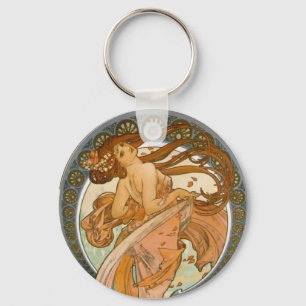 Chaveiro Dança (1898), Alphonse Mucha Fine Art Nouveau