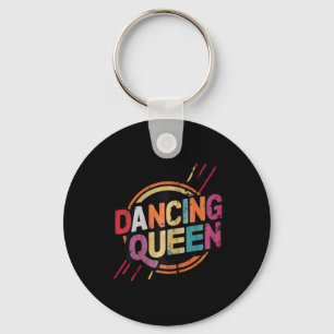 Chaveiro Dança De Disco Do Partido Rainha Dançando Para Mul