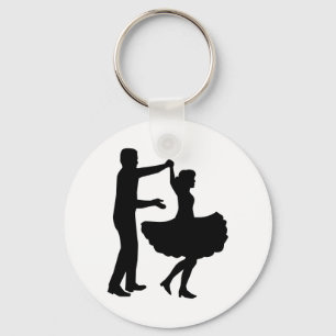 Chaveiro Dança quadrada