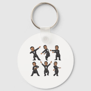 Chaveiro Dançando Abraham Lincoln 4 De Julho Meninas Crianç