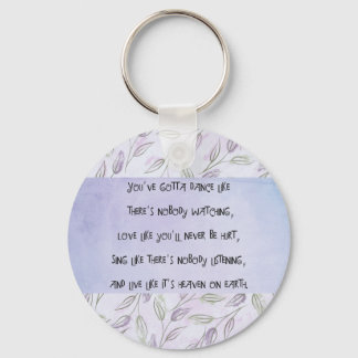 Chaveiro Dançar como ninguém está assistindo