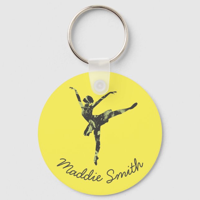Chaveiro Dançarina moderna do balé (Frente)