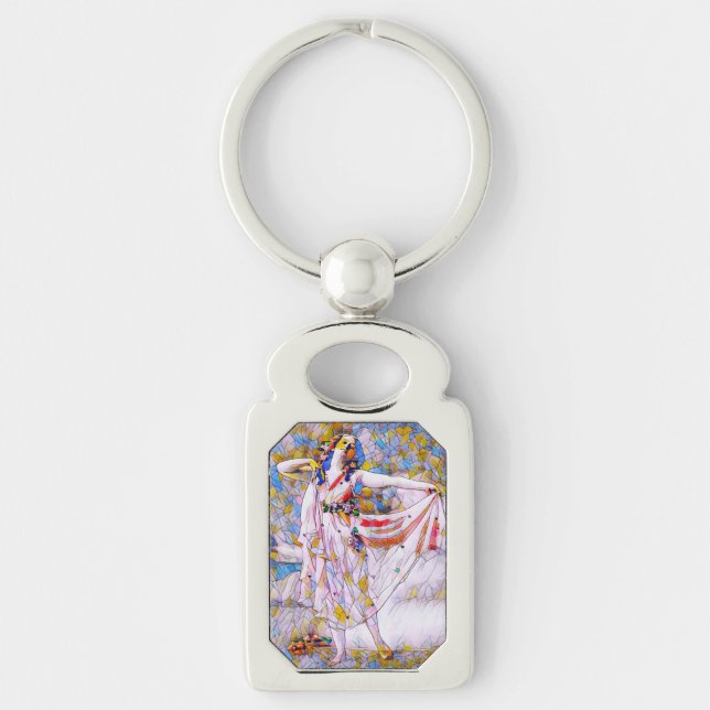 Chaveiro Dançarino de Vidro Arrumado (Frente)