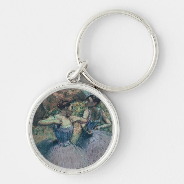 Chaveiro Dançarinos de Edgar Degas | na violeta (Frente)